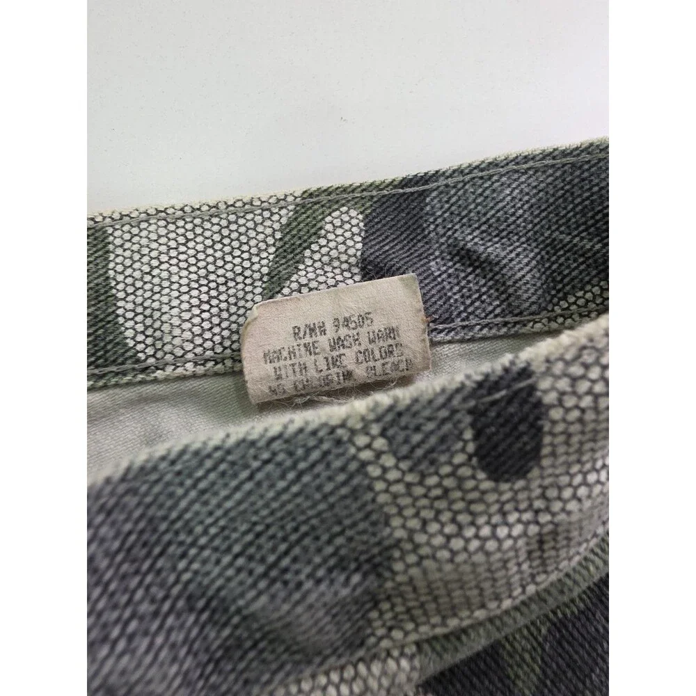 Rare BC Ethic Trousers Enduro Camo Y2K 1990s Baggy USA Skater 36x32 Cargo 2263